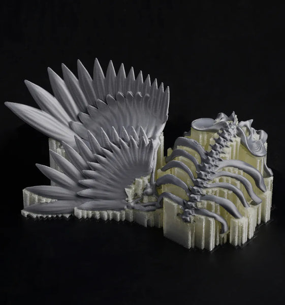 Perfect supports with minimal waste, purging and reloading