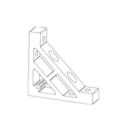 Profile Corner Bracket×8pcs